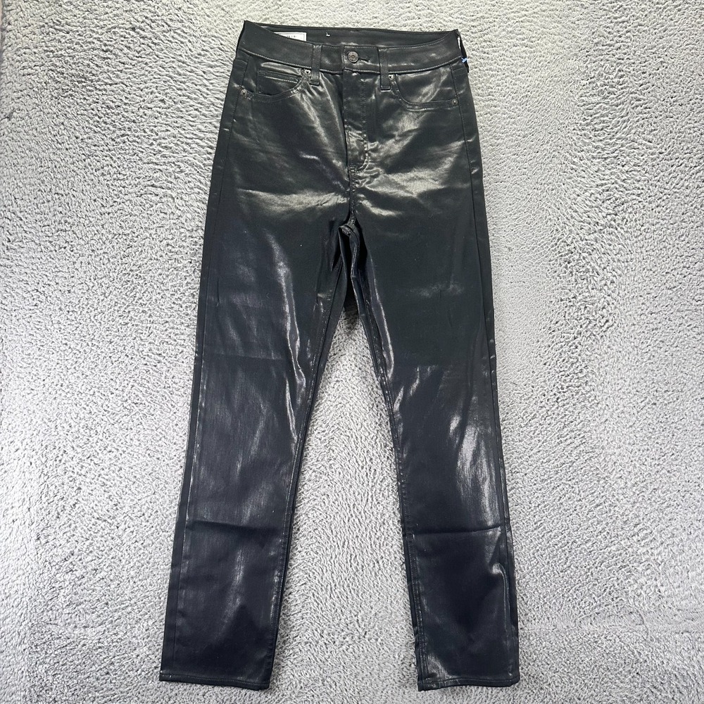 Vintage Gap Sky Jeans Womens 6 Black Cotton Denim Straight Slim Retro Stretch